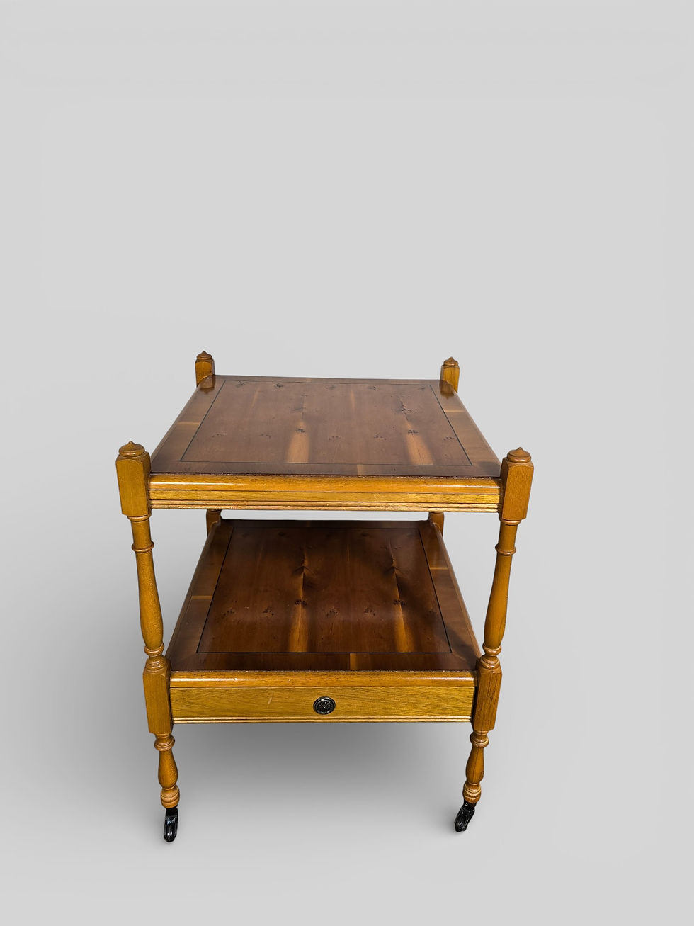 Thumbnail: An Antique Style Yew Lamp Coffee Table ~Delivery Available~