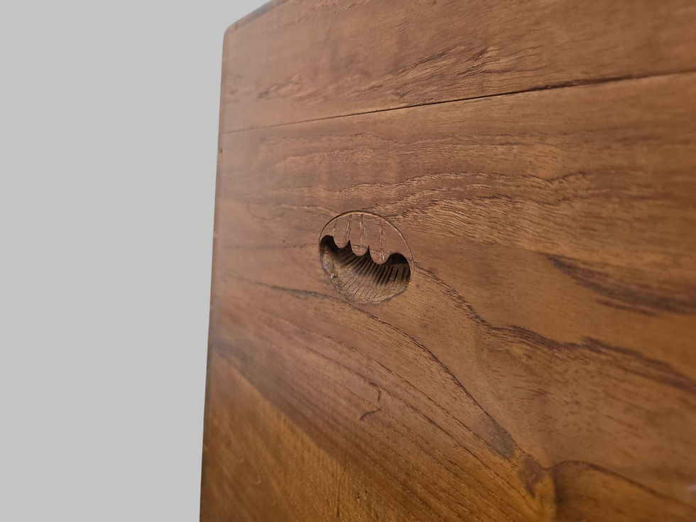 Thumbnail: A Solid Camphor Wood Oriental Blanket Box Chest ~Delivery Available~
