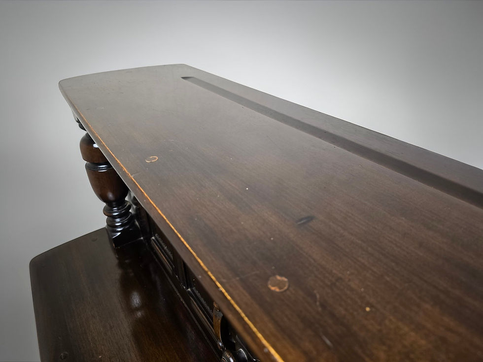 Thumbnail: An Ercol Old Colonial Dark Elm Court Cupboard Sideboard Cabinet ~Delivery Availa