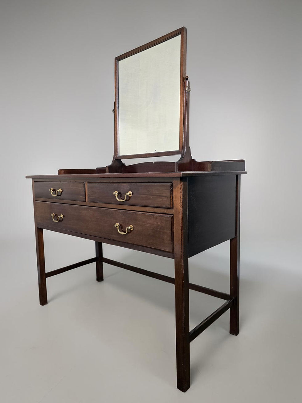 Thumbnail: An Antique Early 20th Century Druce & Co Mahogany Dressing Table ~Delivery Avail