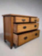 Thumbnail: An Antique Satinwood Chest of Drawers ~Delivery Available~