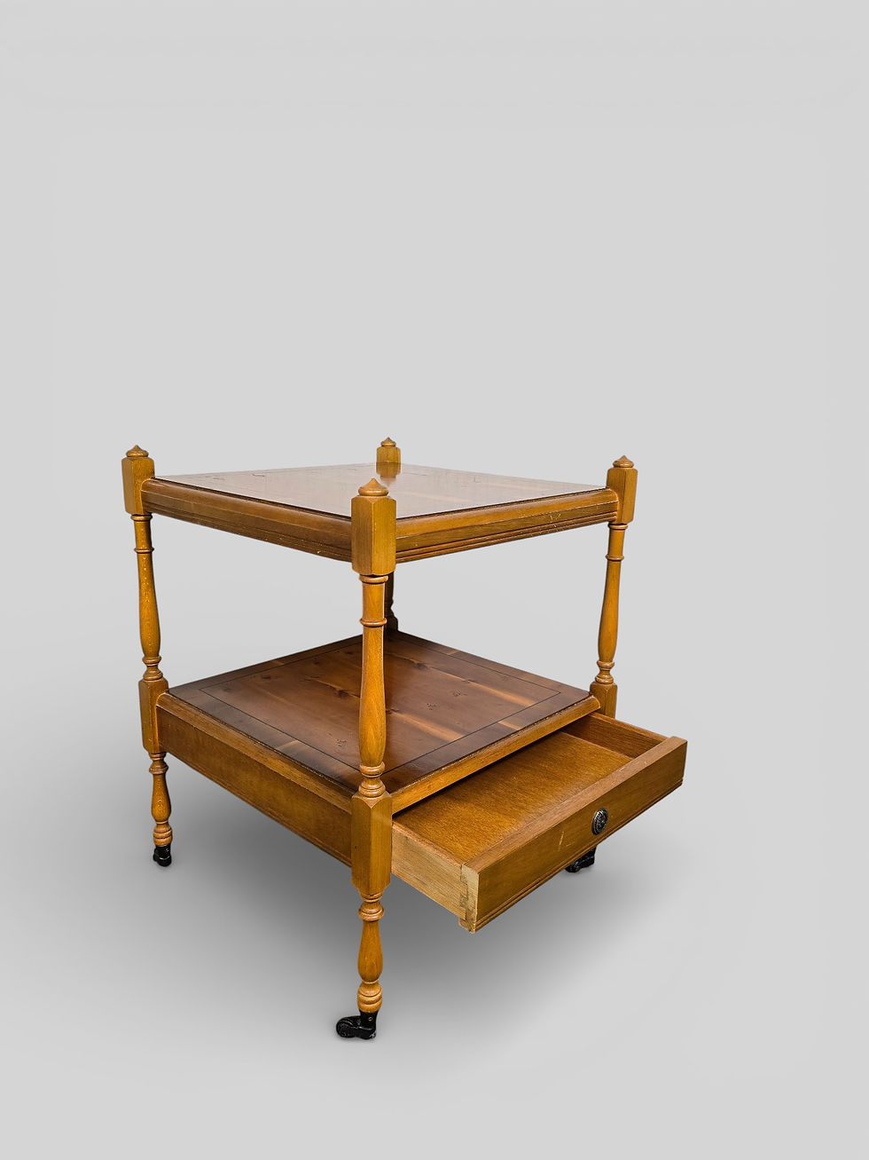Thumbnail: An Antique Style Yew Lamp Coffee Table ~Delivery Available~