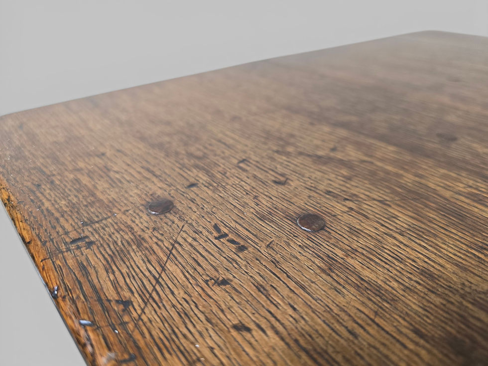 Thumbnail: An Antique Style High Quality Oak Slim Refectory Dining Table ~Delivery Availabl