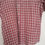 Miniature : Chemise à carreaux rouge et blanc. T-shirt à manches courtes, seconde main.