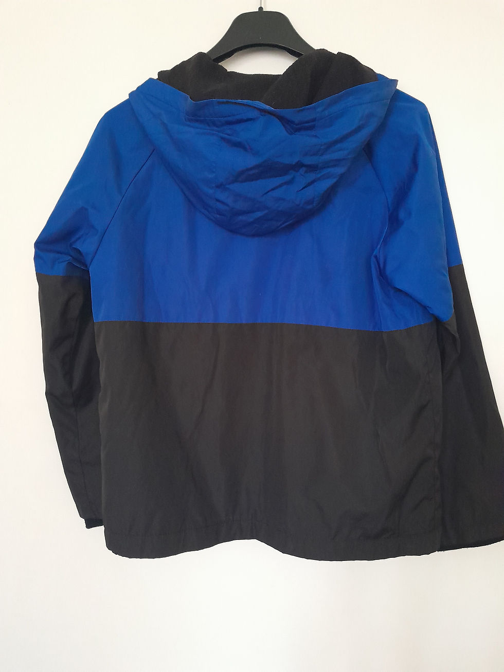 Miniature : Veste bleue et noire avec capuche, vue arrière, Seconde Main.