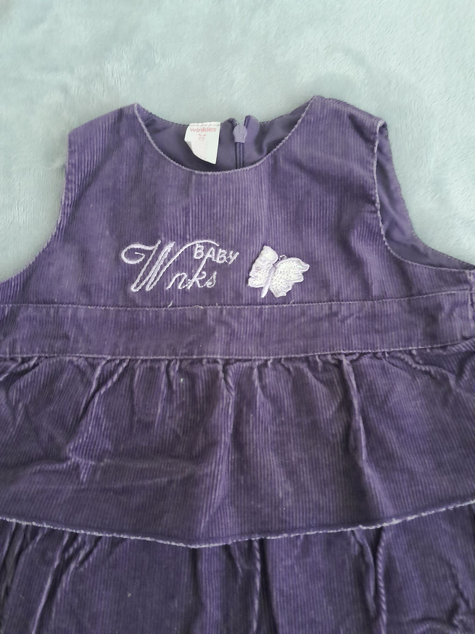 Miniature : Robe violette pour enfants avec le texte 