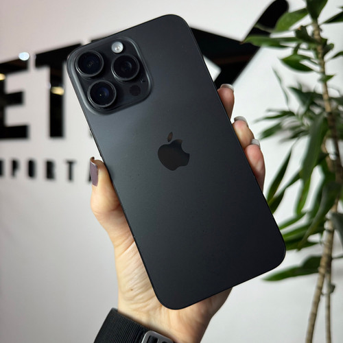 IPHONE 15 PRO MAX 256GB BLACK TITANIUM 86% (SEMINOVO) | PETRY