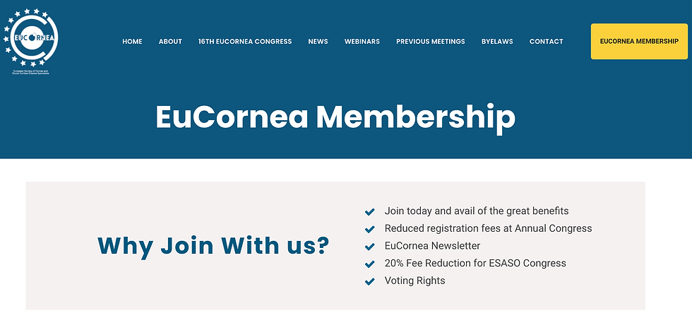 EUCORNEA Membership