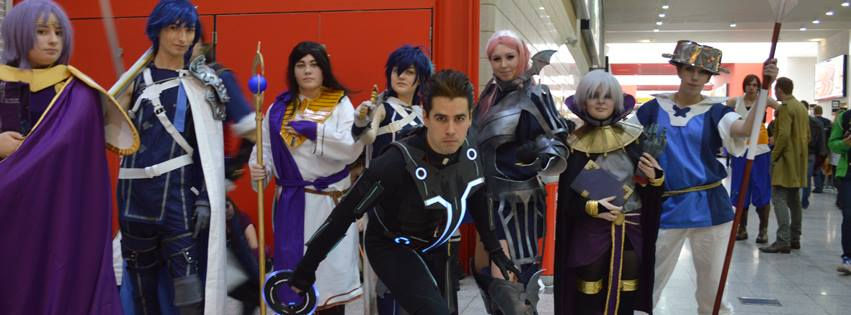 Sean Hawie in his Tron costume