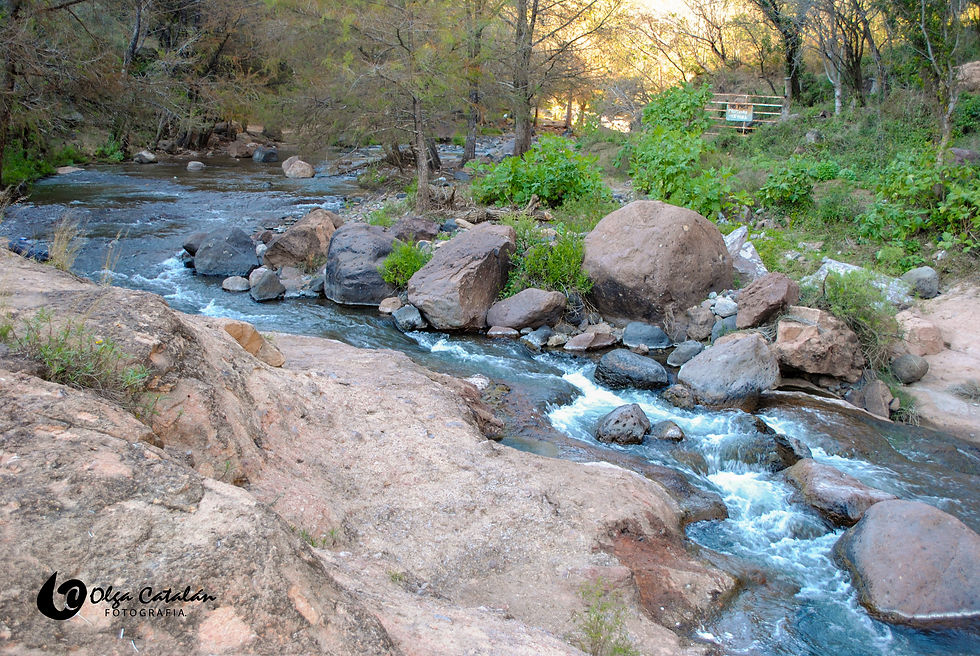 RÃo de Aguas Termales en CuquÃo.