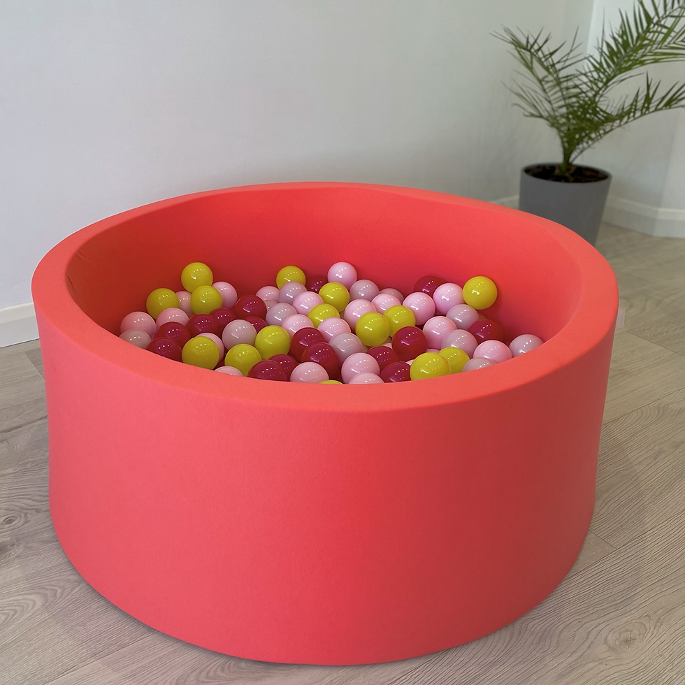 Thumbnail: Large Coral Pink Ball Pit with 340 balls