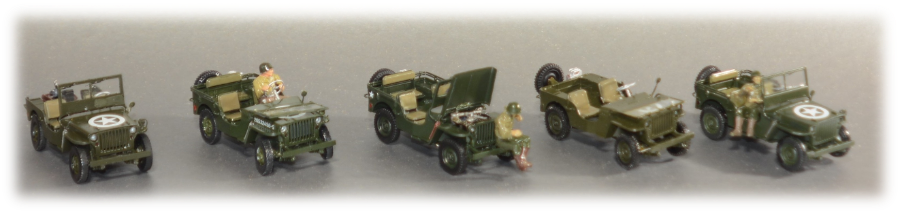 All Tamiya Jeeps; 1:35
