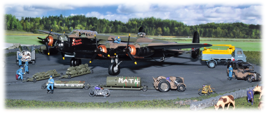 2’ x 2’ diorama, RAF Linton-on Ouse, 1:72