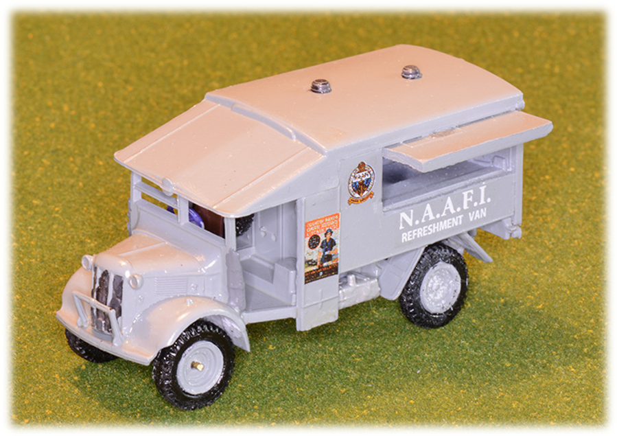 NAAFI Beverage Van, modified from Airfix Ambulance 1:76