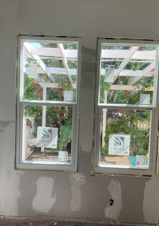 We installed new CWS windows during the homeowners' renovation project. 