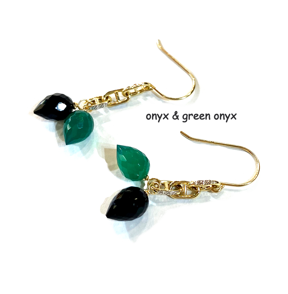 サムネイル： Two colour stone pierce[K18]