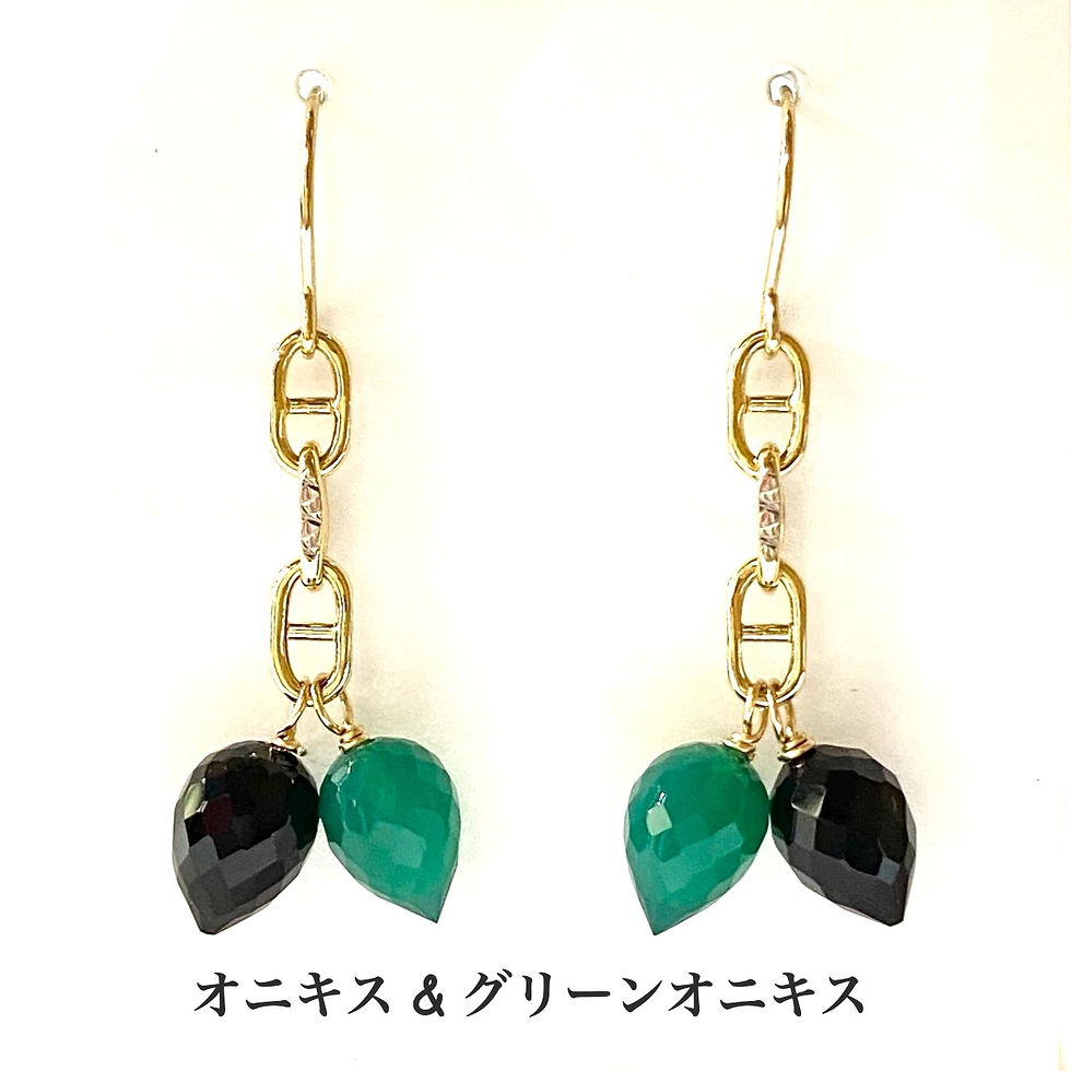 サムネイル： Two colour stone pierce[K18]