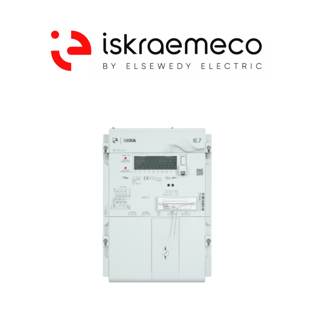 Iskraemeco - IE.7 T2 Three Phase CT Connected Smart Energy Meter (Class 0.5, 4G)