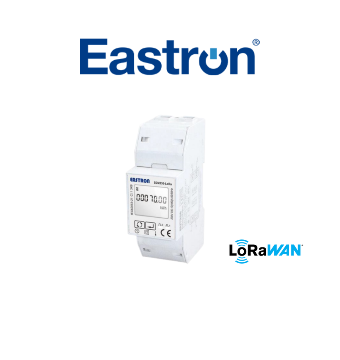 Eastron - SDM230 Single Phase DIN Rail LoRaWAN 100A x100