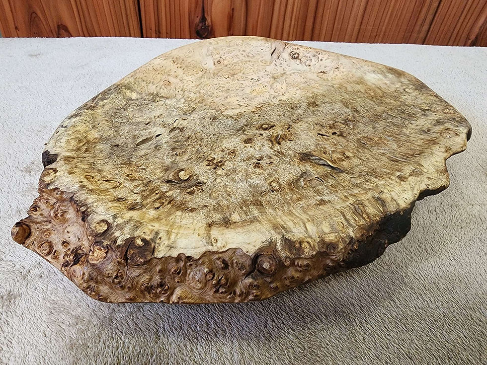 Myrtlewood burl bowl or dish