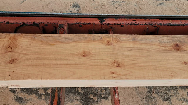 Figured Maple mantelpiece