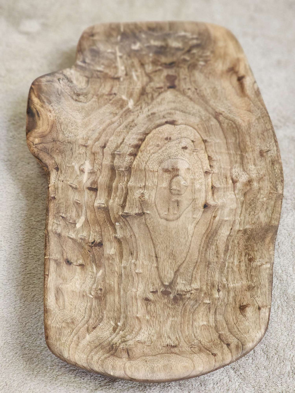 Thumbnail: Myrtlewood plate with figure!
