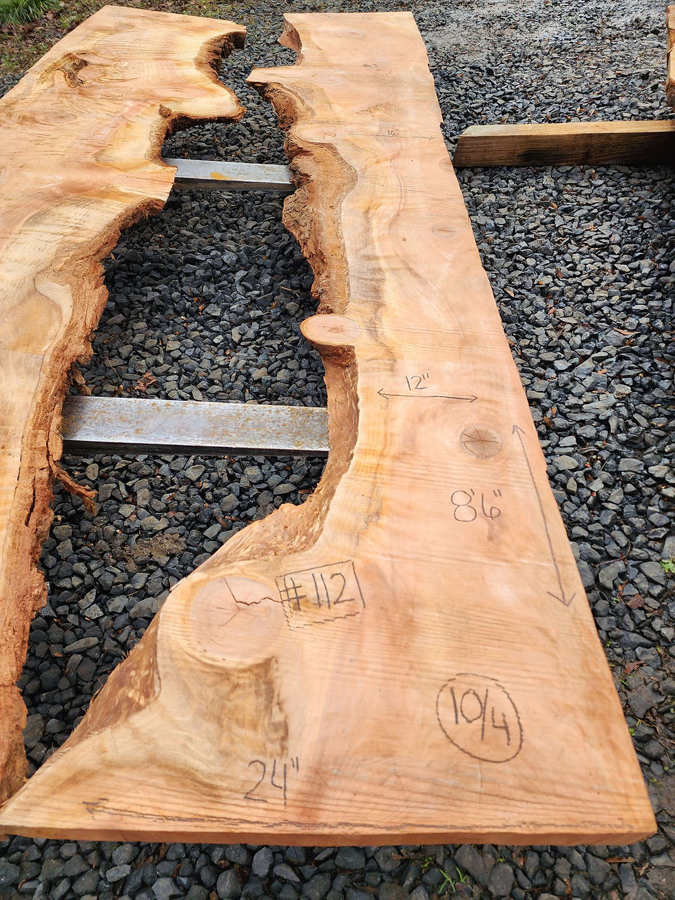 Thumbnail: Bookmatched set! Curly figured Redwood