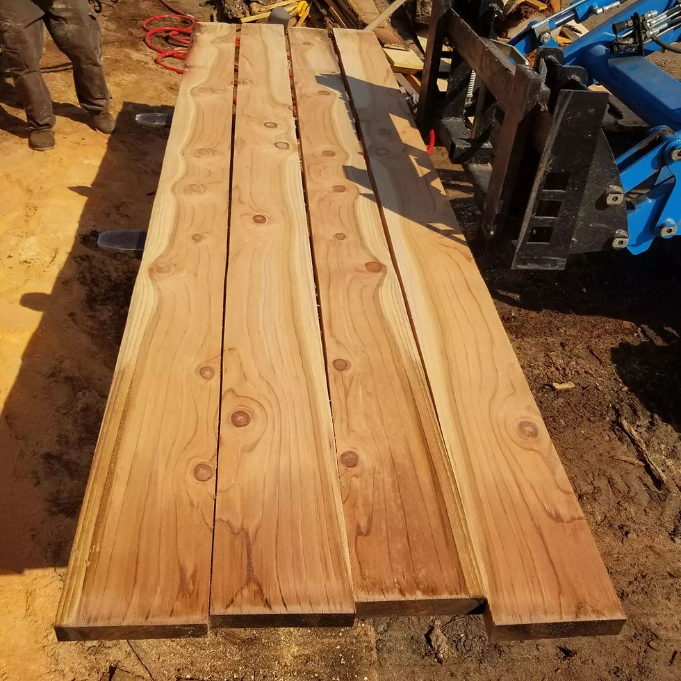 Thumbnail: Wood siding in units or custom milled