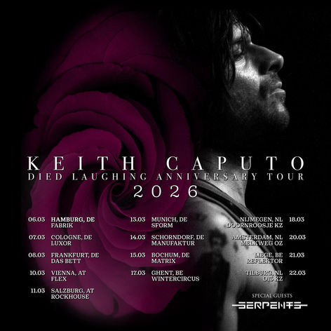 Keith Caputo (Life Of Agony) komt z'n soloalbum "Died Laughing" vieren in Gent! + (audio) video