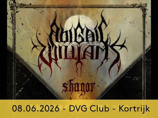 Abigail Williams + support Shagor komen naar DVG in Kortrijk! + video