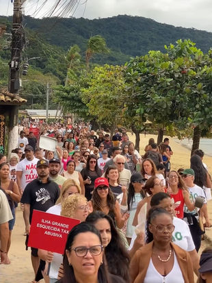 Moradores de Angra dos Reis vão a luta contra o ''pedágio turístico'' da prefeitura