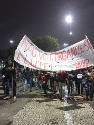 Brigadas pelo boicote ás eleições tomam Rio e São Paulo