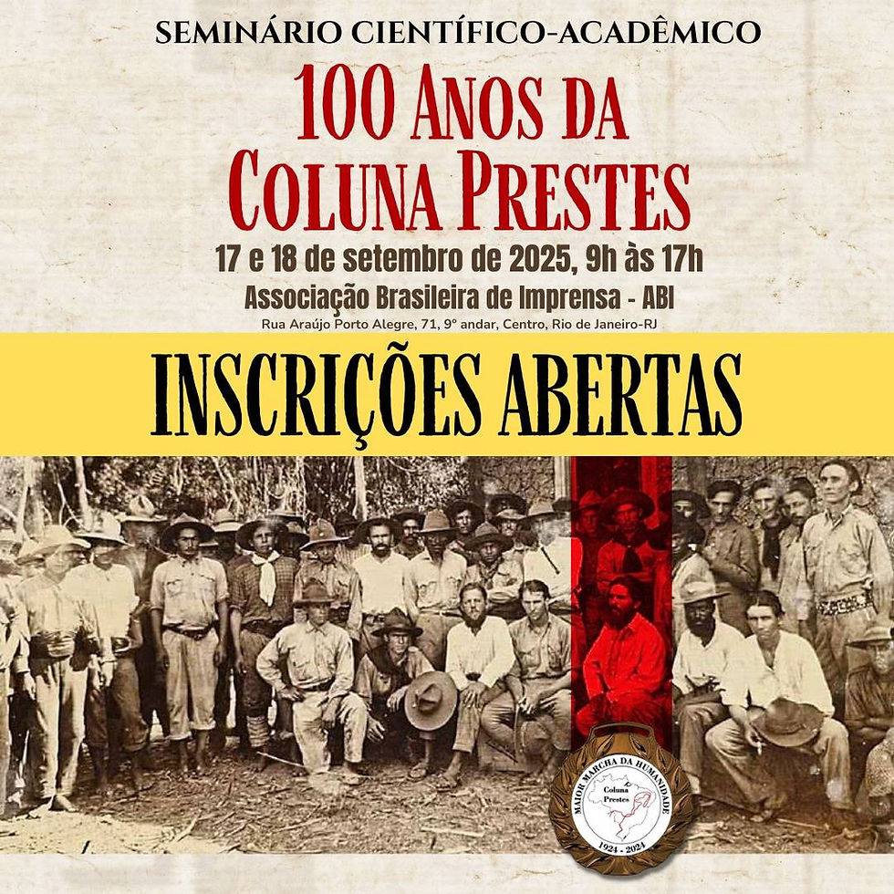 Foto: @centenariocolunaprestes/ig