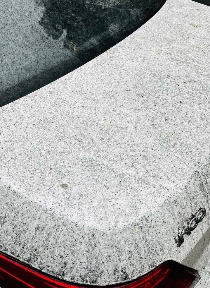 Resíduo de chuva tóxica 