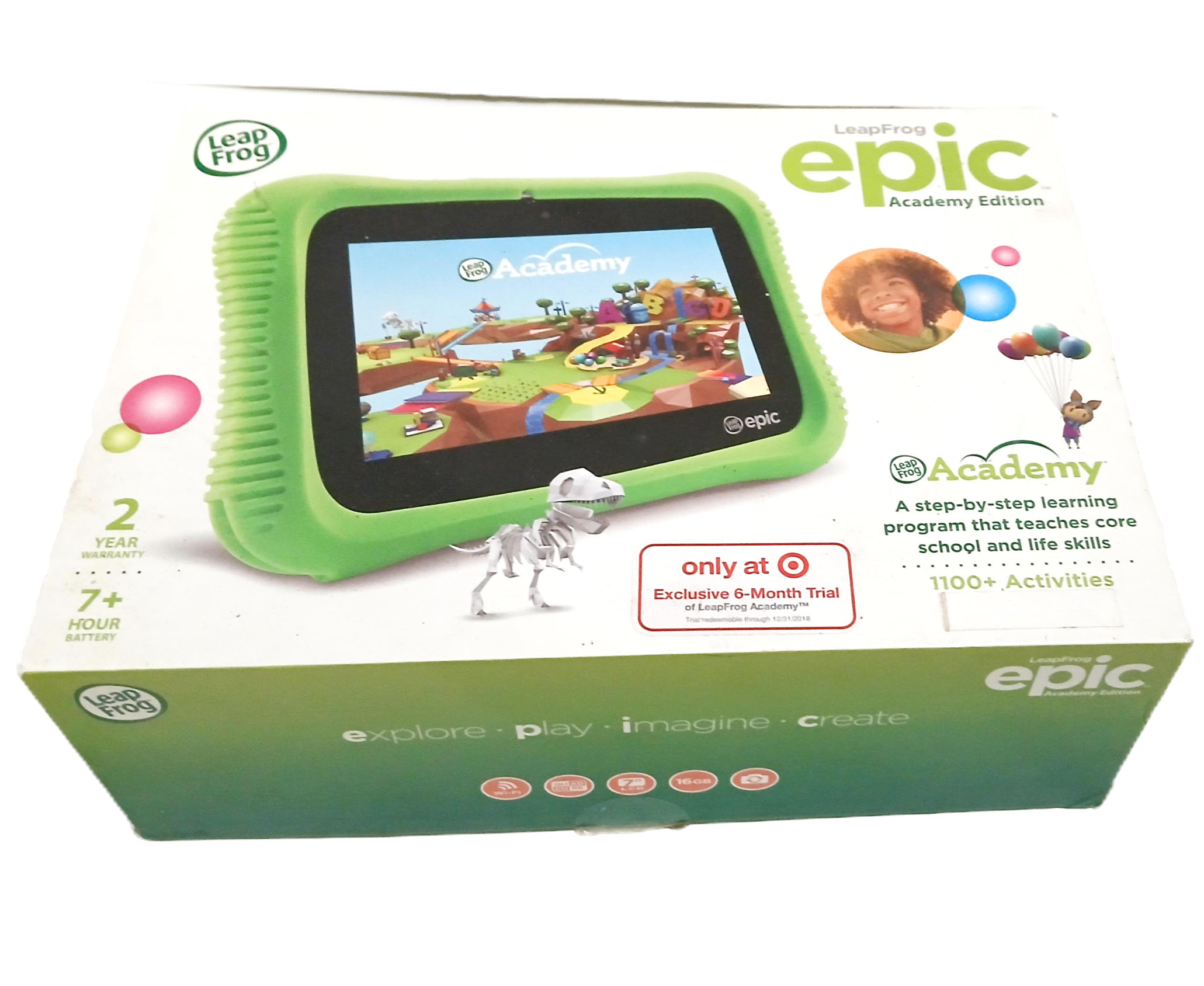 LeapFrog LeapPad Academy Kids’ Learning Tablet, Green