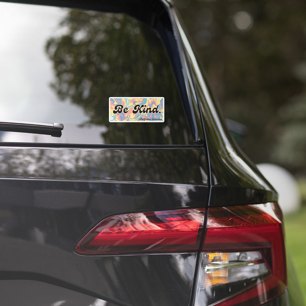 Thumbnail: Be Kind Primary Swirl Sticker