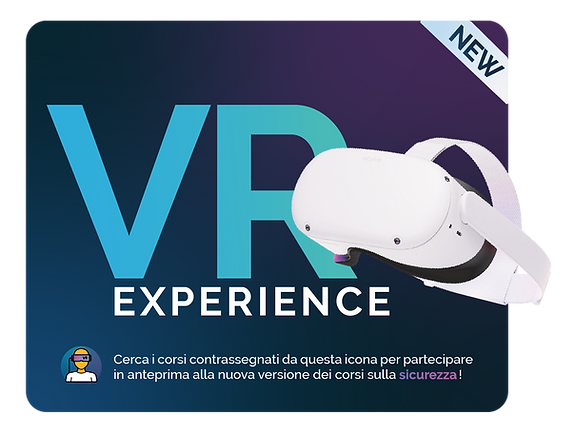 nuovi corsi sicurezza con realtà virtuale VR
