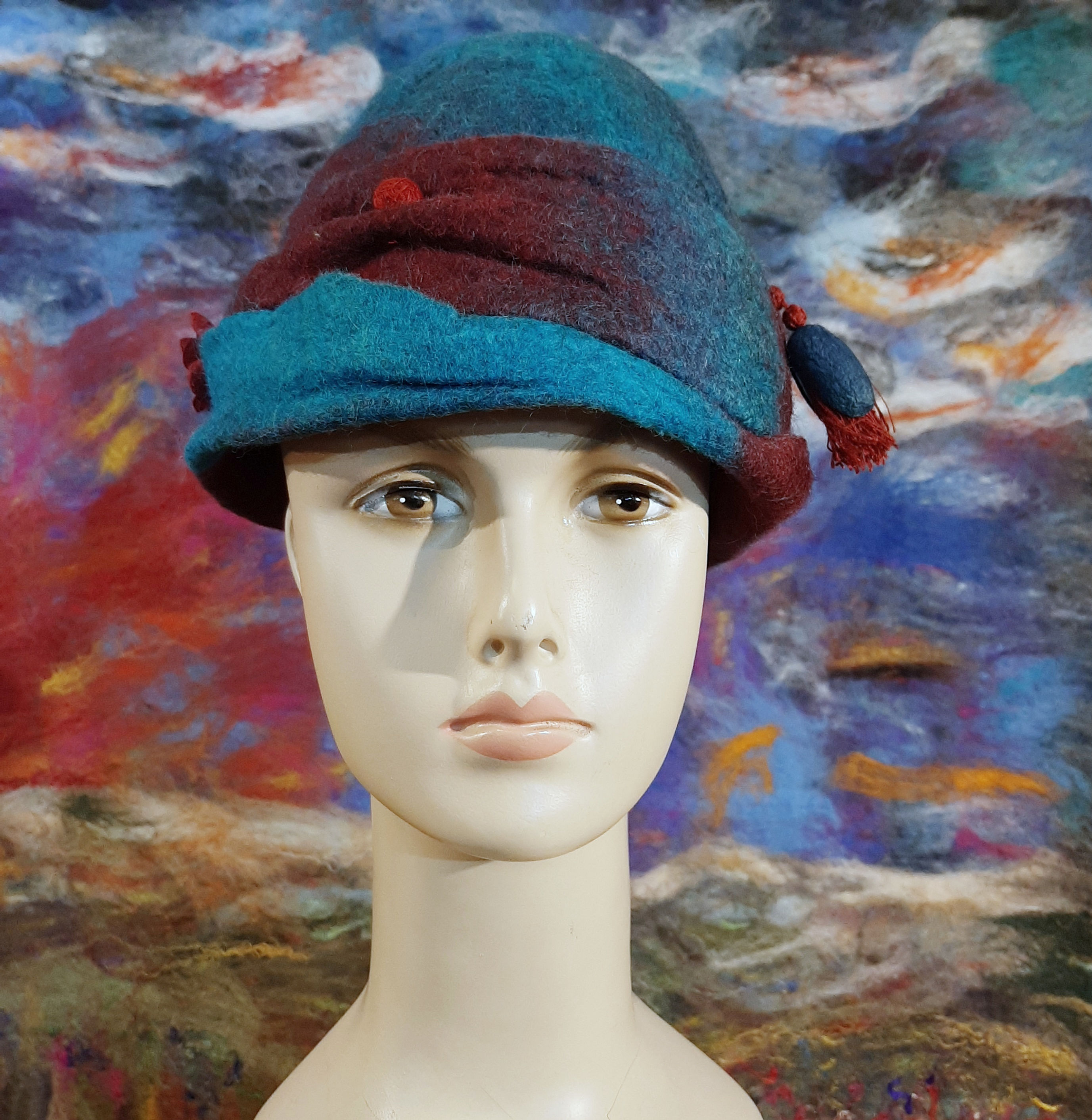 Sombrero dama estilo cloche 