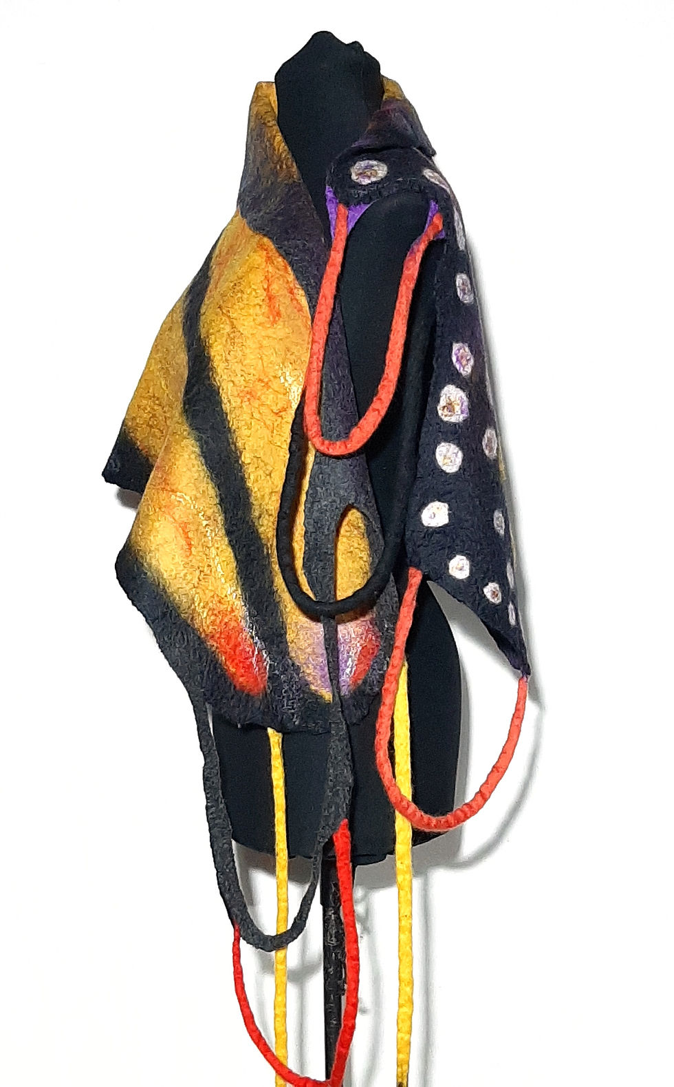 Miniatura: Cuello y chalina 'Ala de Monarca'