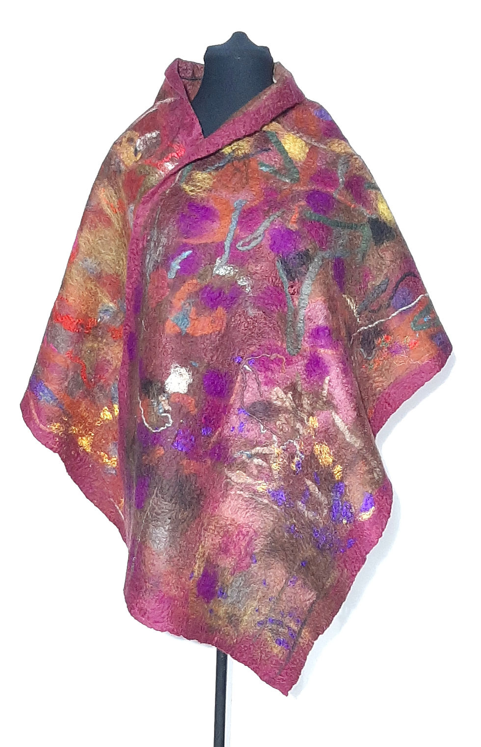 Miniatura: Chal reversible "Otoño tardío"