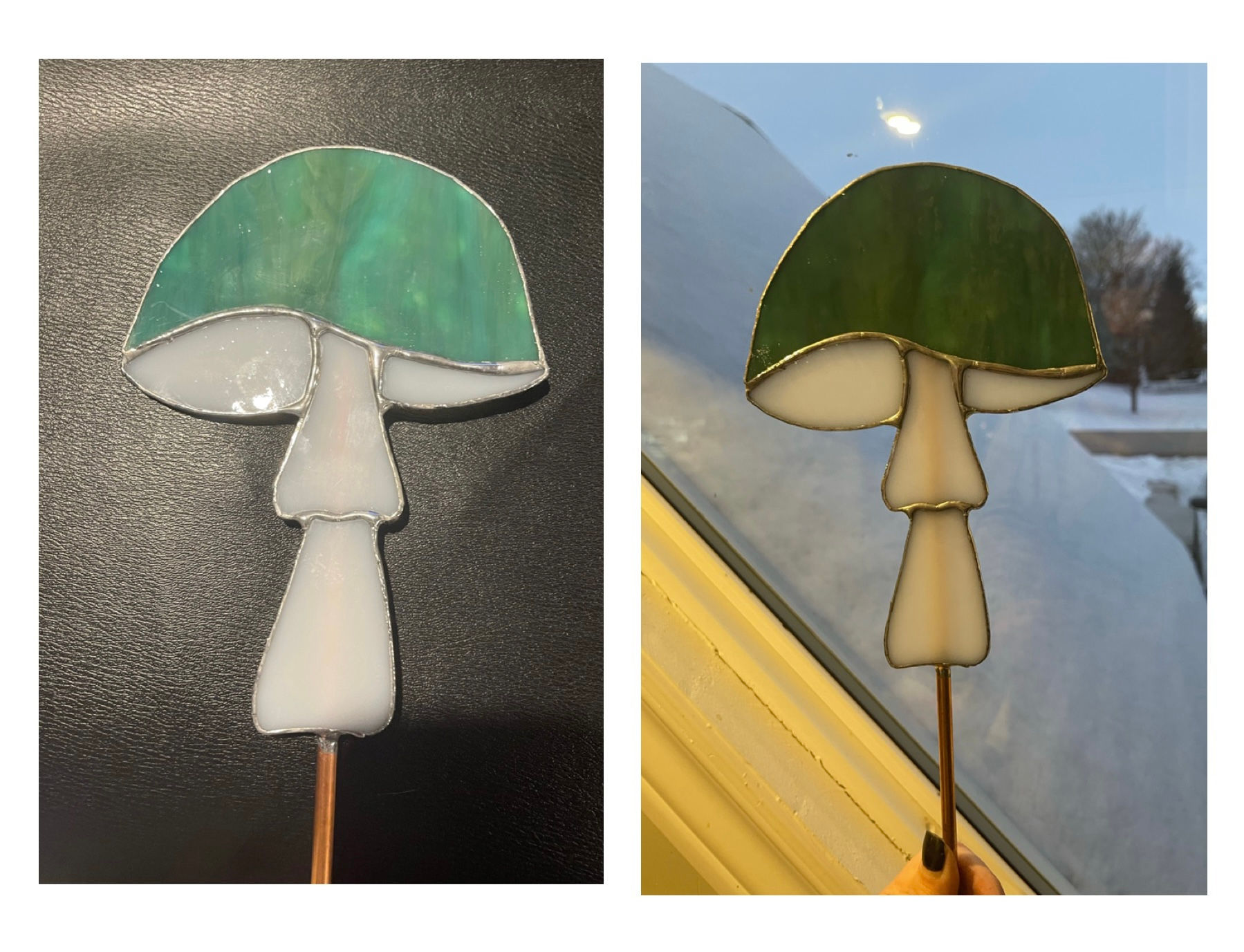 Mushroom Plant Stake