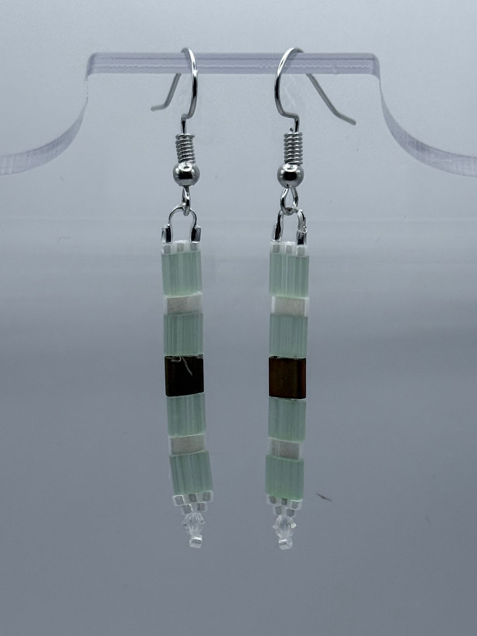Square Bead Delica Earrings