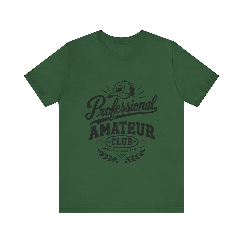 Thumbnail: Professional Amateur Club Tee | Graphic Vintage Badge T-Shirt