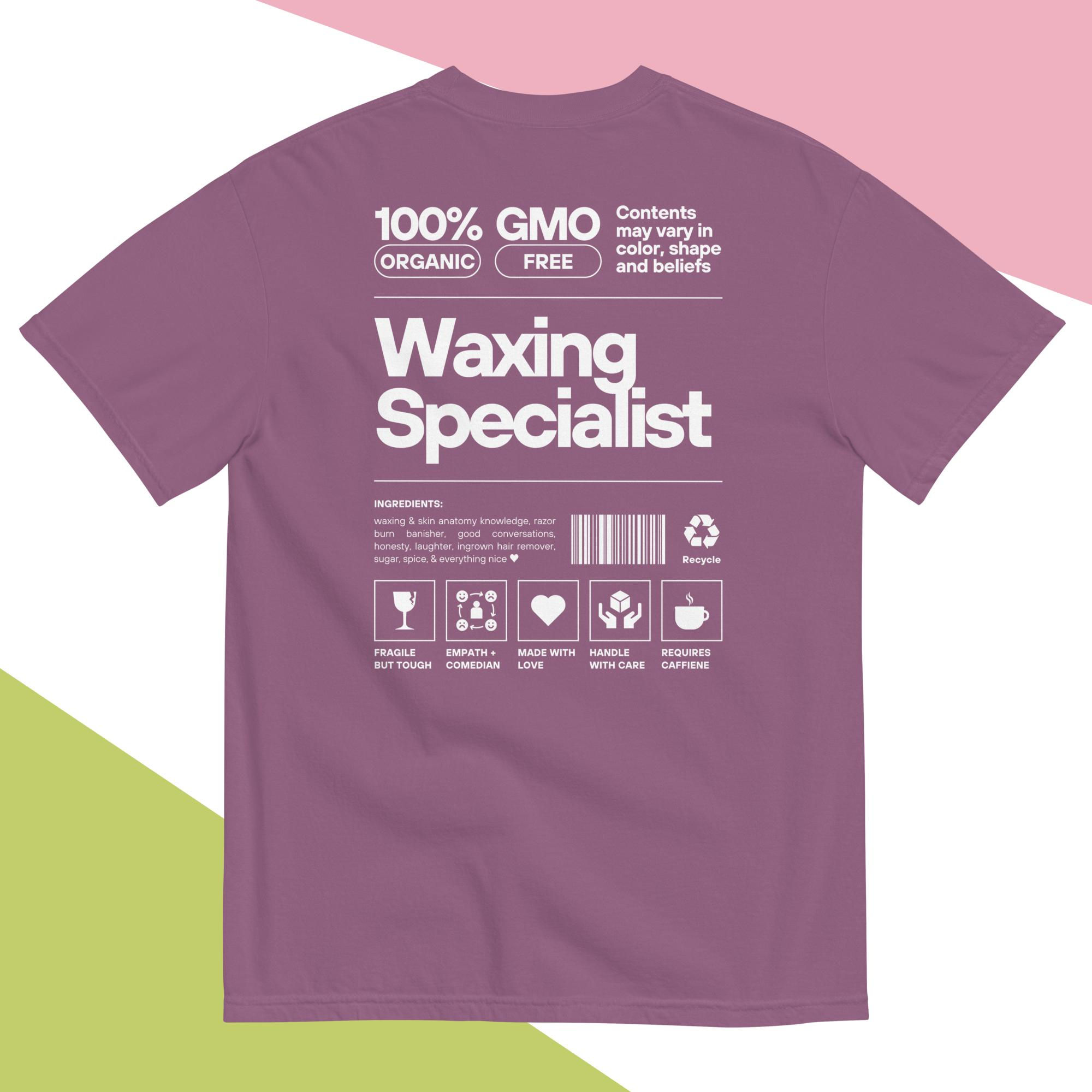 Waxing Specialist Nutrition Facts Tee