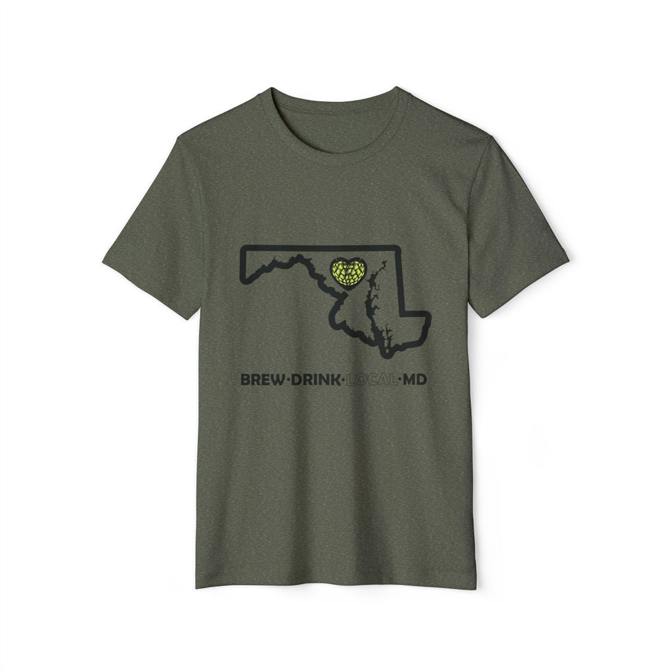 Thumbnail: Brew • Drink • Local • MD | Unisex Short Sleeve Tee | Organic and Recycled