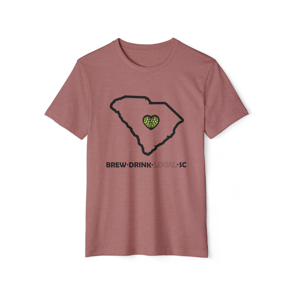 Brew • Drink • Local • SC | Unisex Short Sleeve Tee | Organic and Recycled
