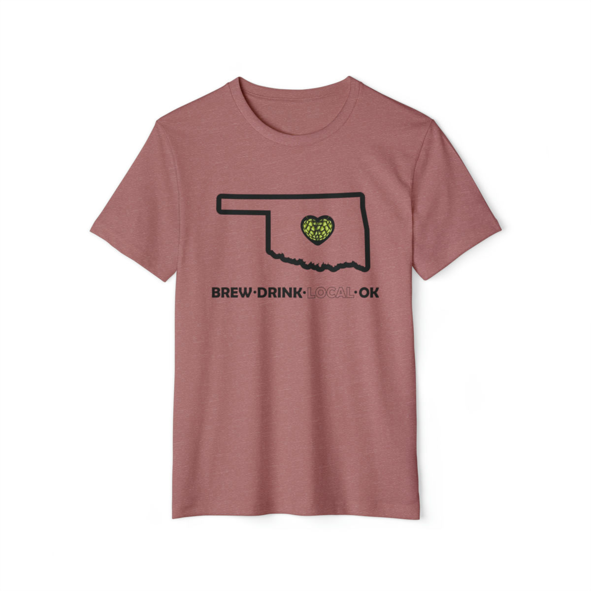 Brew • Drink • Local • OK | Unisex Short Sleeve Tee | Organic and Recycled