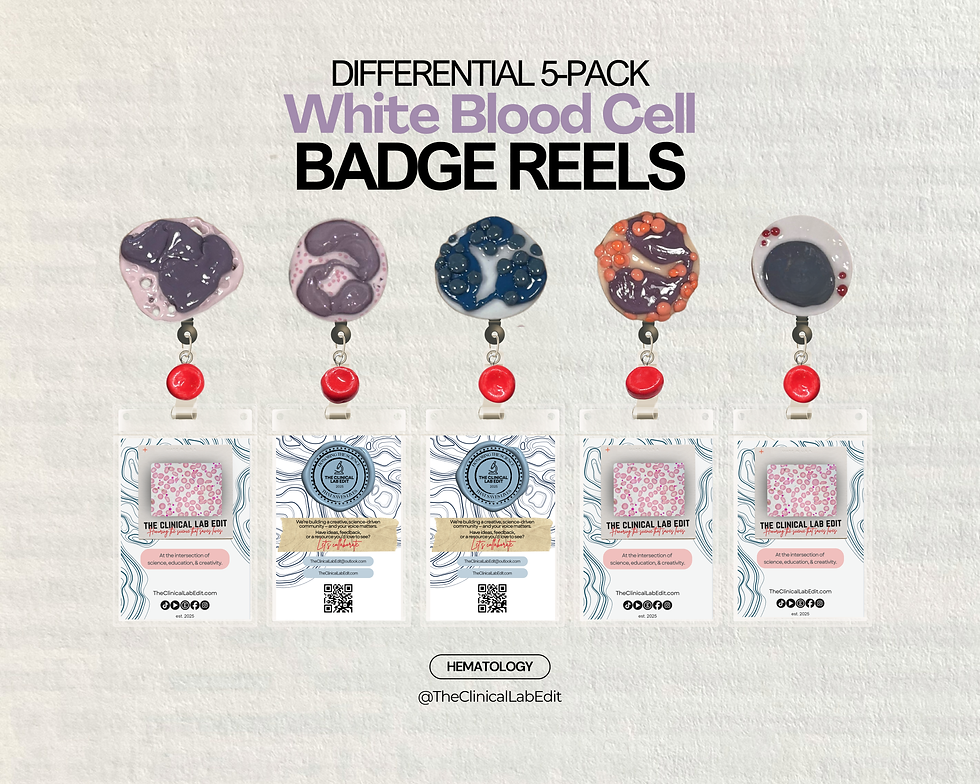 Thumbnail: White Blood Cell Badge Reel