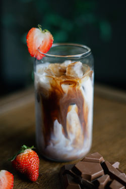 Strawberry Mocha Latte