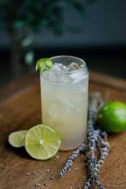 Pineapple Lavender Refresher with Lime